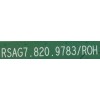 MAIN PARA SMART TV HISENSE 4K RESOLUCION (3840 X 2160) / NUMERO DE PARTE 317726 / RSAG7.820.9783/ROH / 317727 / G2207A / PANEL HD700X1U91-L1\S3\GM\CDK3A\ROH / DISPLAY CV700U2-T01 / MODELO 70A6G3
